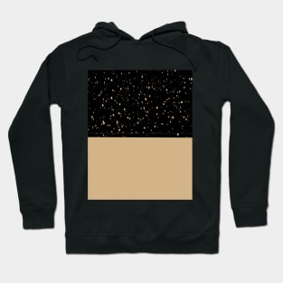 black and beige Hoodie